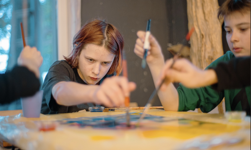 Art workshops in the Ukraine